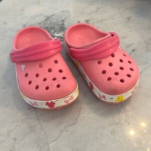 Minnie Mouse Crocs size 7C